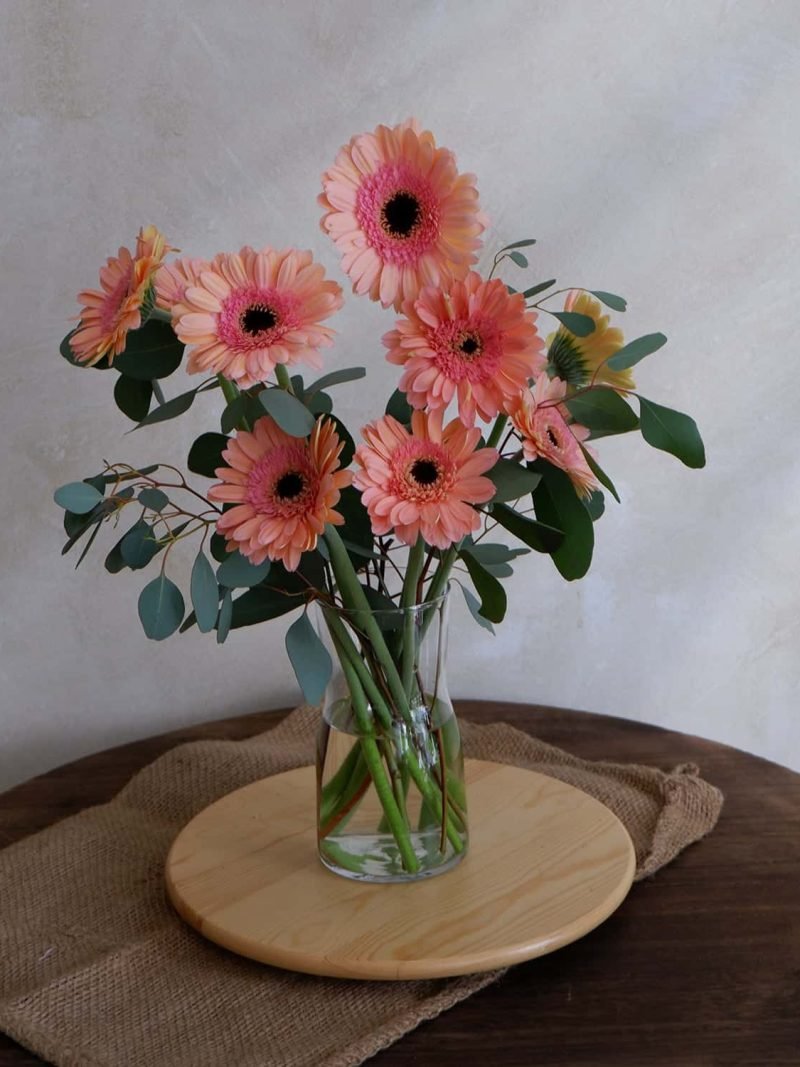 Letterbox | Apricot Gerbera – alternate view