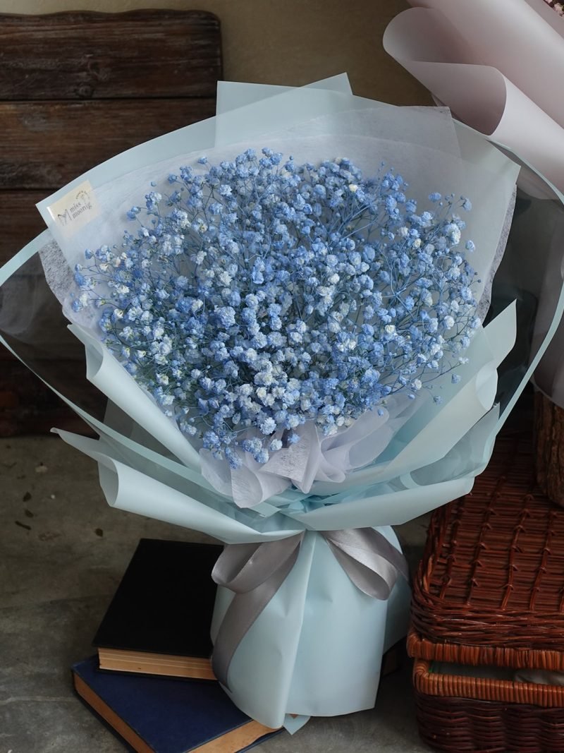 New Baby Breath Bouquet – alternate view