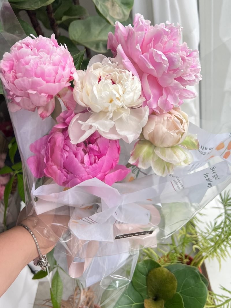 Peonies Bouquet – alternate view