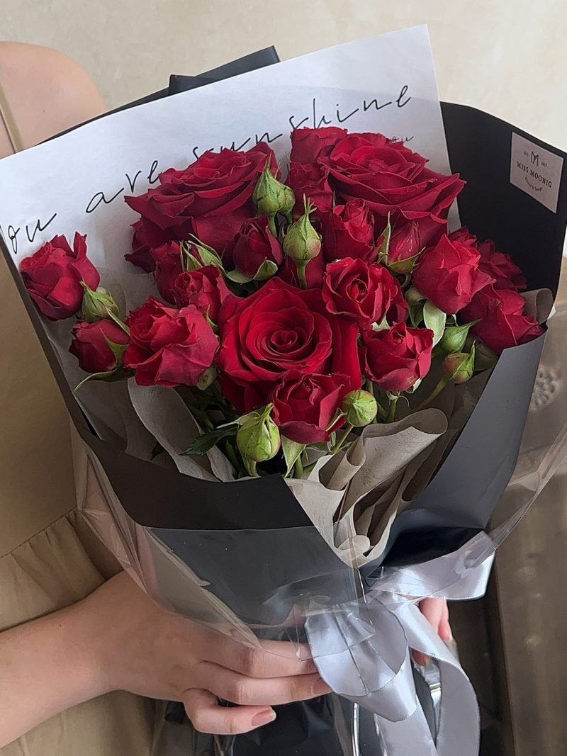 Royal Red Roses Bouquet – alternate view