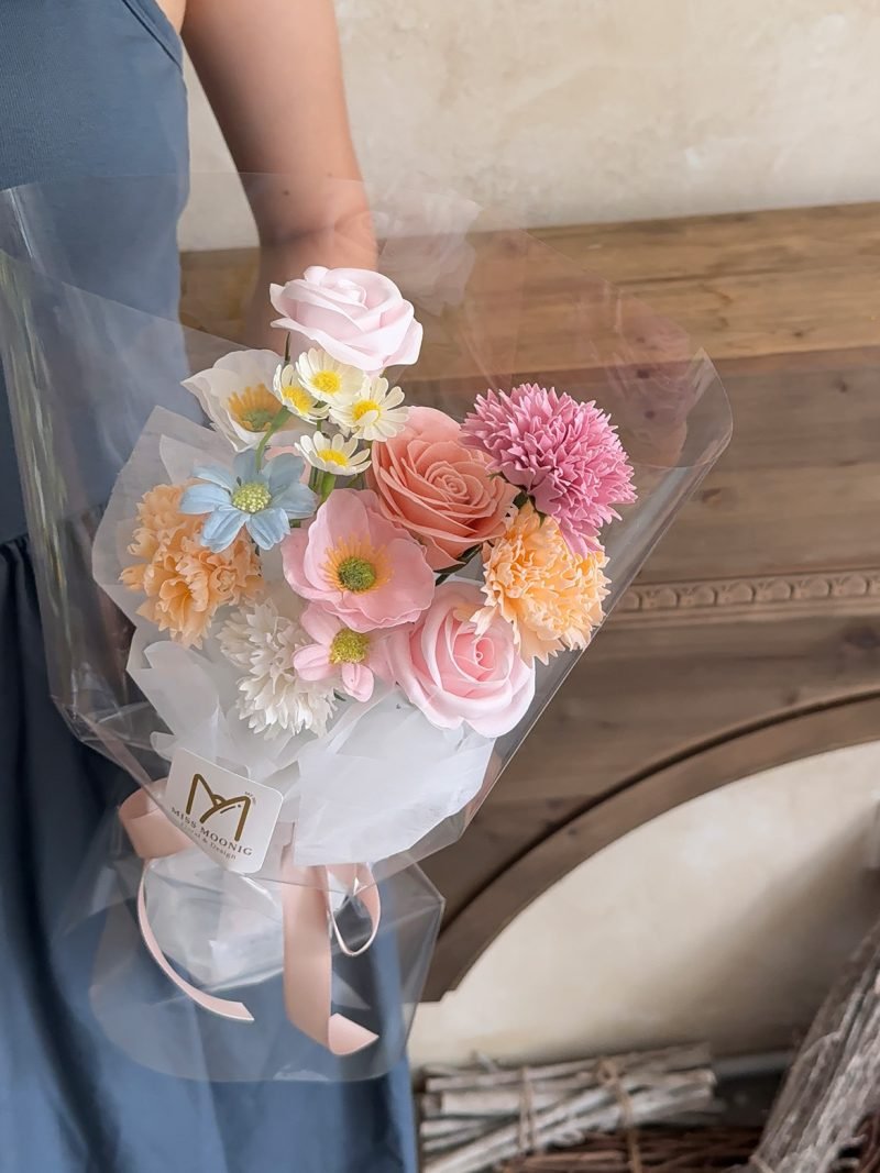 Pastel Bloom Soap Flower – alternate view