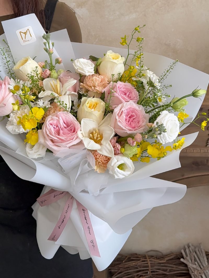 Pink Buttercup Bouquet