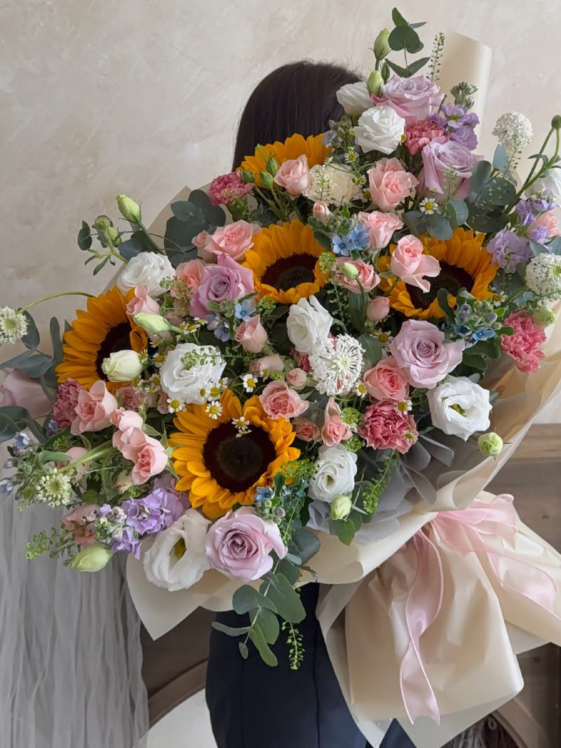 Sunflower Garden Bouquet – alternate view