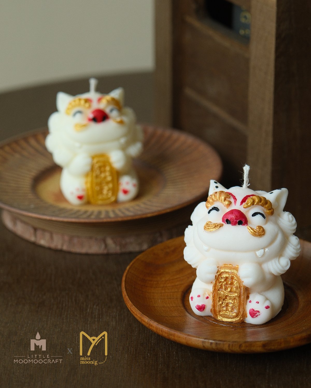 Fortune Lion Candle