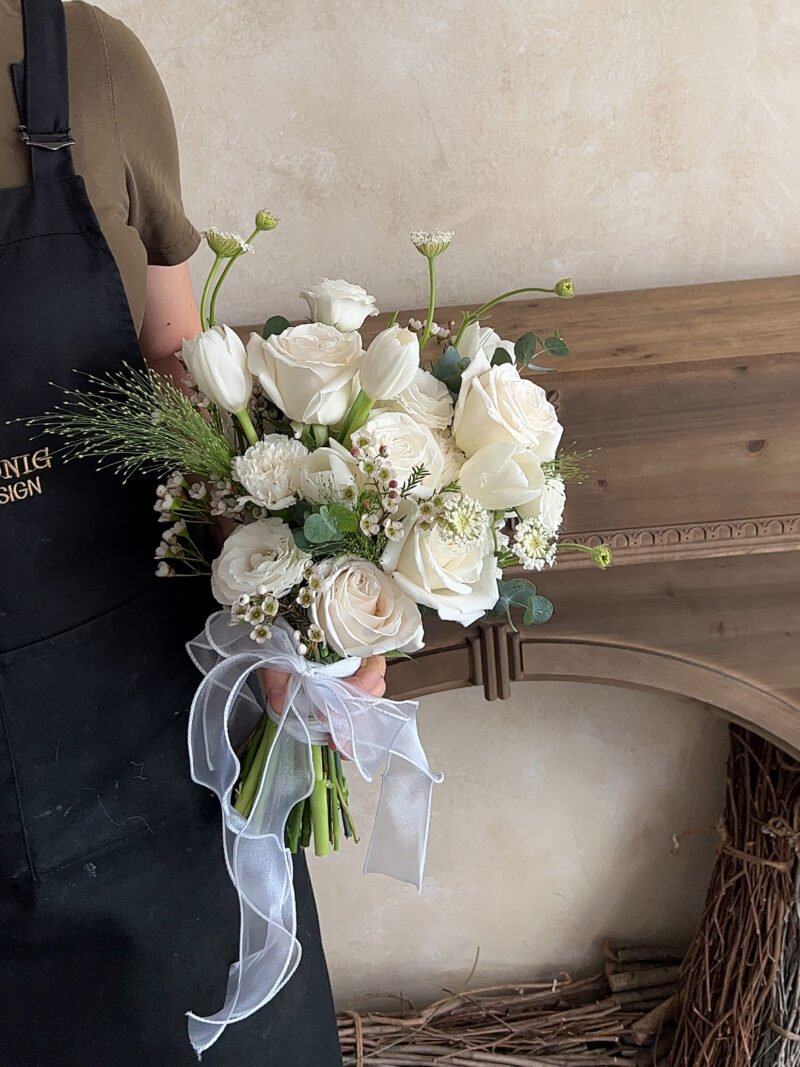 Beautiful In White Bridal Bouquet